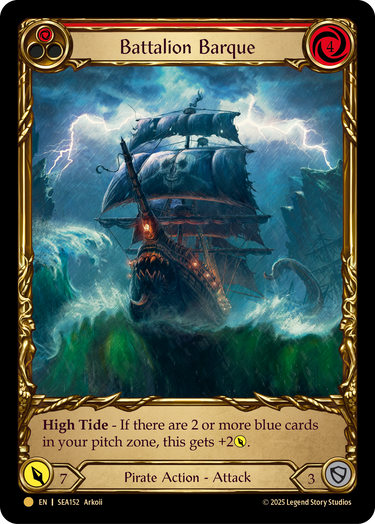 Battalion Barque (Red) (Treasure Pack)